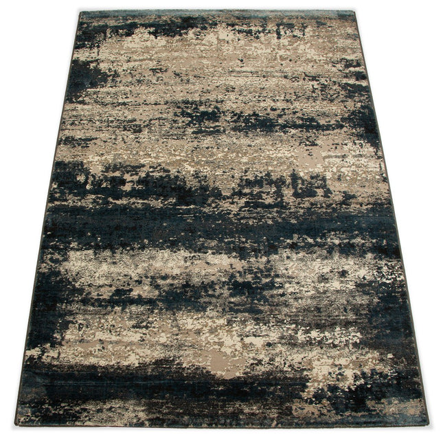 Cannes matto 160×230 cm turkoosi/beige - #KalusteDuo_#Huonekaluliike_Matto