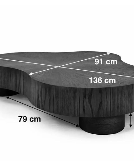Cave sohvapöytä 136 cm – tammi - KalusteDuo_Huonekaluliike_sohvapöytä
