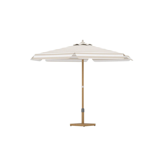 Cerox aurinkovarjo 270 cm - beige/ valkoinen - KalusteDuo_Huonekaluliike_Aurinkovarjo