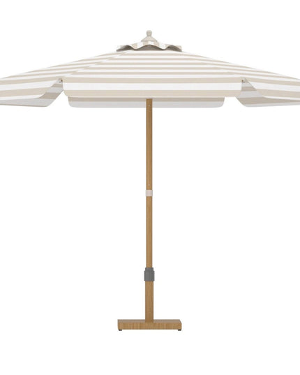 Cerox aurinkovarjo 270 cm - beige/ valkoinen - KalusteDuo_Huonekaluliike_Aurinkovarjo