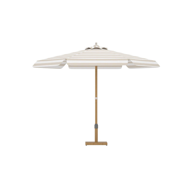Cerox aurinkovarjo 270 cm - beige/ valkoinen - KalusteDuo_Huonekaluliike_Aurinkovarjo
