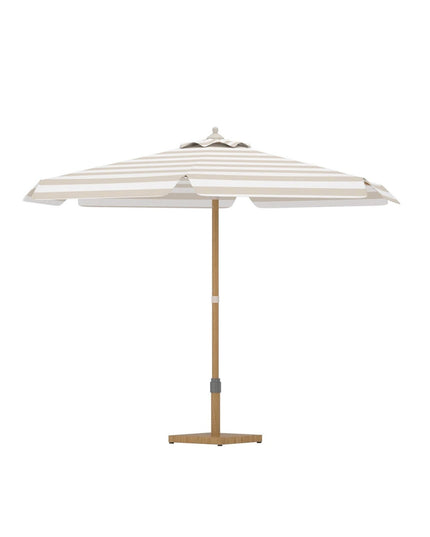 Cerox aurinkovarjo 270 cm - beige/ valkoinen - KalusteDuo_Huonekaluliike_Aurinkovarjo