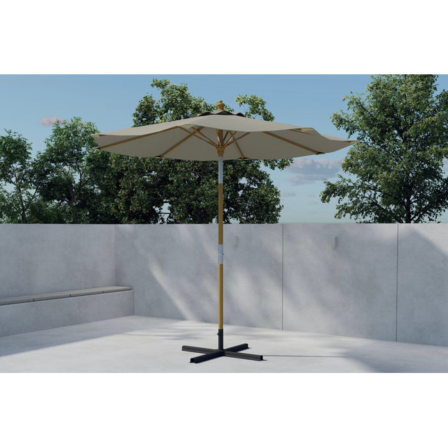 Cerox aurinkovarjo 270 cm - beige - KalusteDuo_Huonekaluliike_Aurinkovarjo