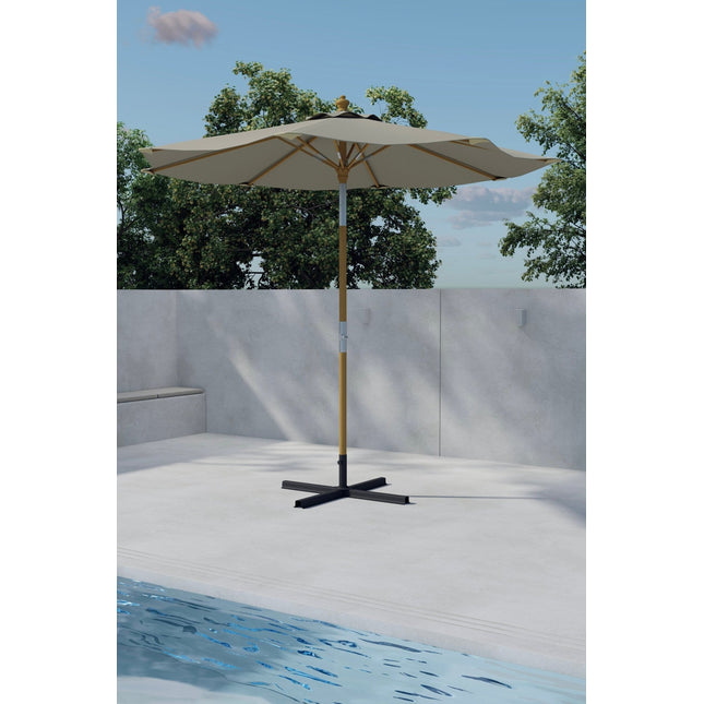 Cerox aurinkovarjo 270 cm - beige - KalusteDuo_Huonekaluliike_Aurinkovarjo