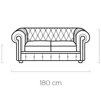 Chesterfield sohvaryhmä aidolla nahalla - KalusteDuoHuonekaluliikesohvaryhmä