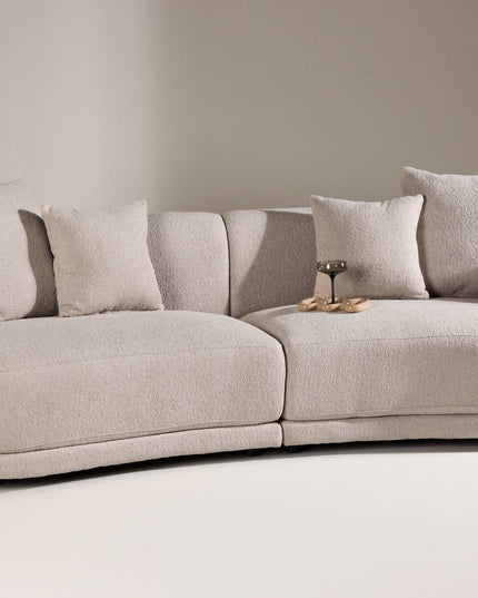 Cielo 3-istuttava sohva - beige bouclé - KalusteDuo_Huonekaluliike_Sohva