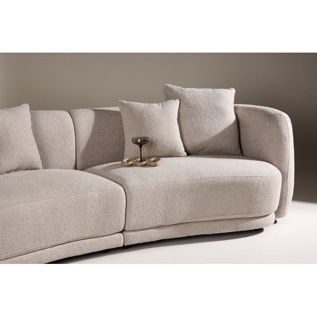 Cielo 3-istuttava sohva - beige bouclé - KalusteDuo_Huonekaluliike_Sohva