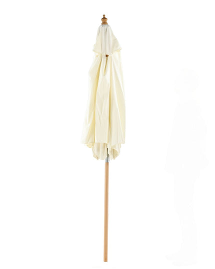 Corypho - kallistettava aurinkovarjo- valkoinen - 250cm - KalusteDuo_Huonekaluliike_Aurinkovarjo