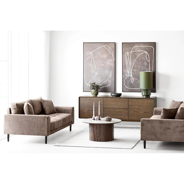 Darwin senkki 180x75 cm - tammi/tummanruskea - KalusteDuo_Huonekaluliike_senkit