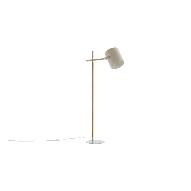 Dennis -lattiavalaisin - beige / puu/beige pellava - KalusteDuo_Huonekaluliike_Valaisin