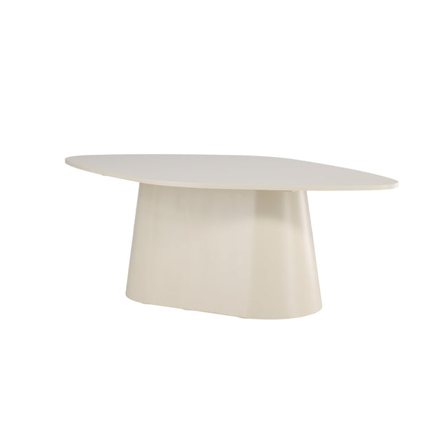 Diamond ruokapöytä 210x110x75 cm - MDF beige PU-lakkamaalaus FSC 100% - KalusteDuo_Huonekaluliike_Ruokapöytä