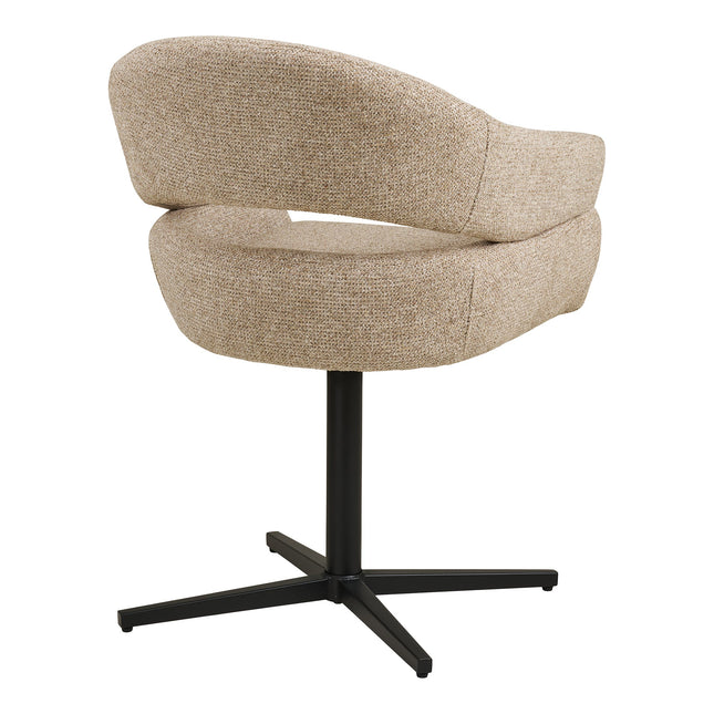 Dover ruokatuoli beige – pyörivä - #KalusteDuo_#Huonekaluliike_Ruokailutuoli