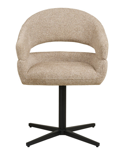 Dover ruokatuoli beige – pyörivä - #KalusteDuo_#Huonekaluliike_Ruokailutuoli