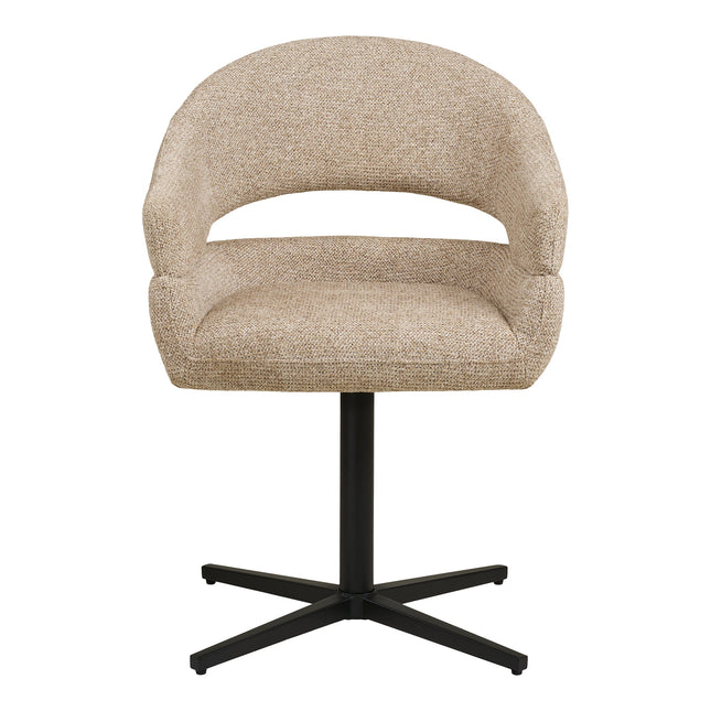 Dover ruokatuoli beige – pyörivä - #KalusteDuo_#Huonekaluliike_Ruokailutuoli