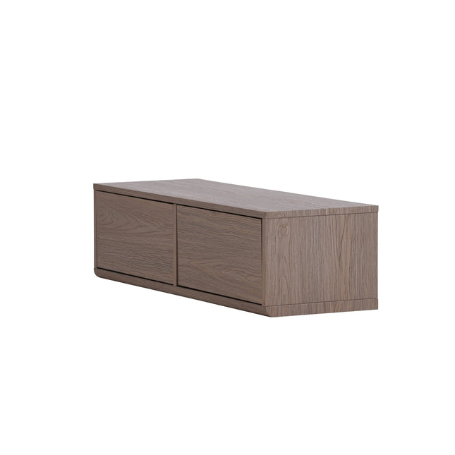 Dragh TV-taso 100x35x28 cm - MDF-runko / mocca 3D-paperi - KalusteDuo_Huonekaluliike_Säilytyskaluste