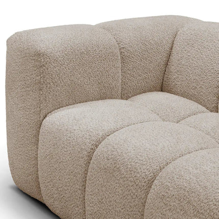 Duffy 3‑istuttava sohva - beige tai valkoinen teddy kangas - KalusteDuo_Huonekaluliike_3 istuttava sohva