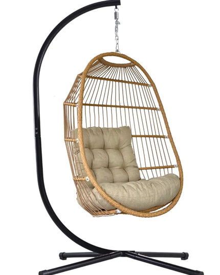 Elva riipputuoli - beige/musta - KalusteDuo_Huonekaluliike_Riipputuoli