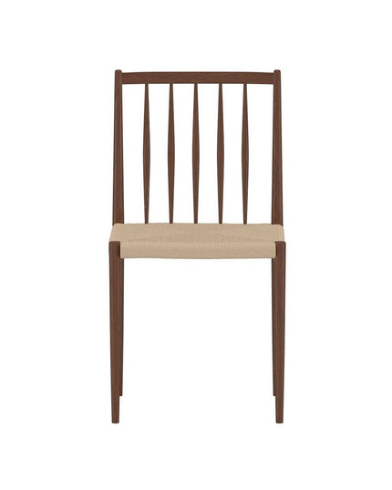 Enes ruokatuoli - 2 kpl - teräs mokka / beige köysi - KalusteDuo_Huonekaluliike_Tuoli