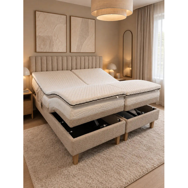 Ergo Memory säätösänky – memory foam - kaikki koot - petauspatjan ja päädyn kanssa - KalusteDuo_Huonekaluliike_Moottorisänky