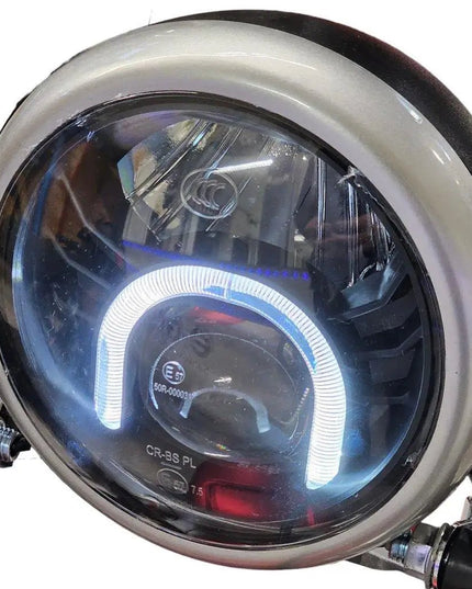 Etuvalo, Led 12V. Evo2 - KalusteDuo_Huonekaluliike_Sähköskootterin etuvalo