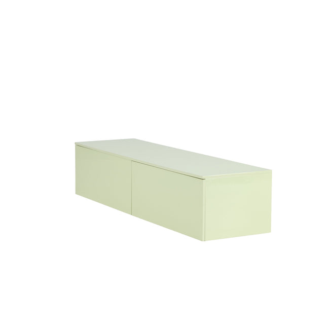 Frihamn laatikosto 160x45x35 cm - MDF / kiiltävä vihreä - KalusteDuo_Huonekaluliike_Säilytyskaluste