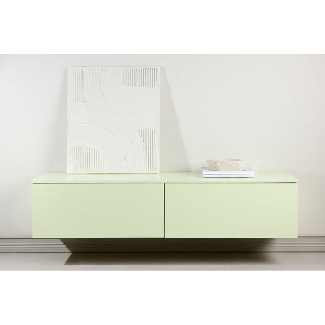 Frihamn laatikosto 160x45x35 cm - MDF / kiiltävä vihreä - KalusteDuo_Huonekaluliike_Säilytyskaluste