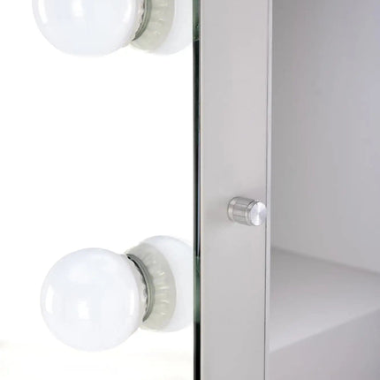 GlowBuddy seisova peili 170x87 cm — hopea, LED - valaistus - KalusteDuo_Huonekaluliike_Peili