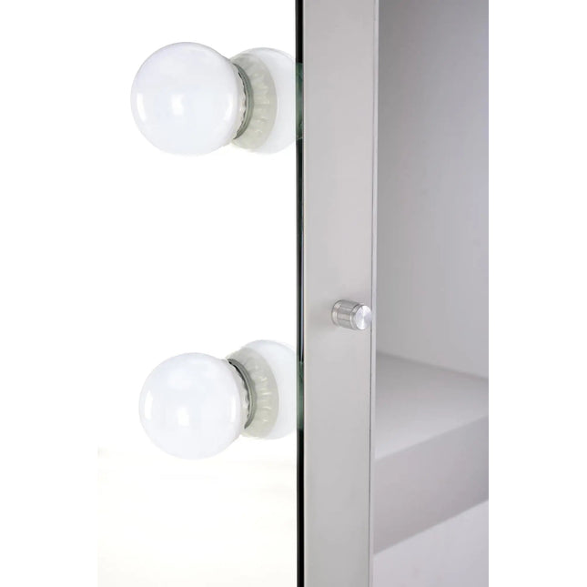 GlowBuddy seisova peili 170x87 cm — hopea, LED - valaistus - KalusteDuo_Huonekaluliike_Peili