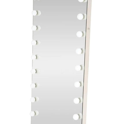 GlowBuddy seisova peili 170x87 cm — hopea, LED - valaistus - KalusteDuo_Huonekaluliike_Peili