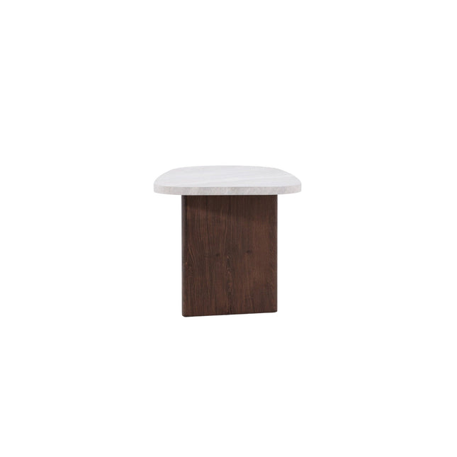 Grönvik sivupöytä 70x45 cm - mokka / betoninvärinen - KalusteDuo_Huonekaluliike_Pöytä