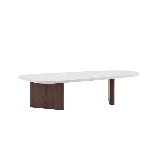 Grönvik sohvapöytä 130x65 cm - mokka / betoninvärinen - KalusteDuo_Huonekaluliike_Pöytä