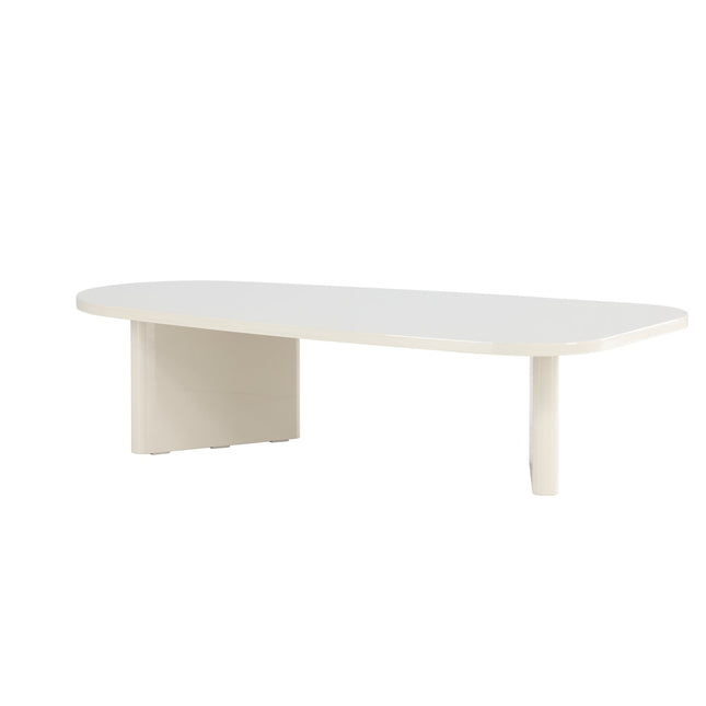 Grönvik sohvapöytä 65 X 130 - kiiltävä beige - KalusteDuo_Huonekaluliike_Pöytä