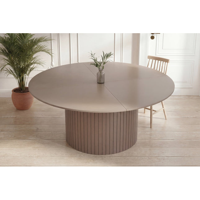 Härön ruokapöytä ø180cm - ruskea MDF - KalusteDuo_Huonekaluliike_Ruokapöytä