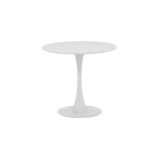 Hamden ruokapöytä ø80cm - valkoinen MDF - KalusteDuo_Huonekaluliike_Ruokapöytä