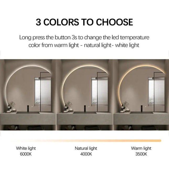 Haven LED vasen ‑seinäpeili 120 cm - KalusteDuo_Huonekaluliike_seinäpeili
