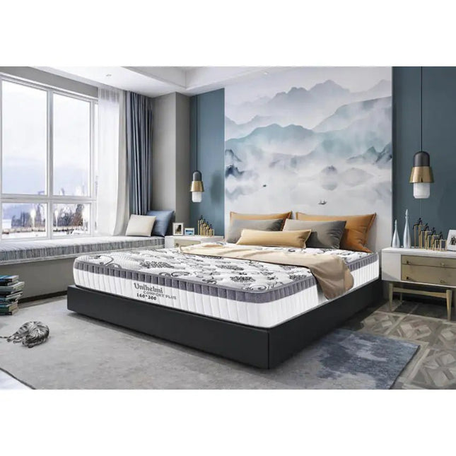 Helmi Comfort Plus ‑joustinpatja 90 - 120 - 140 - 160 - 180x200 cm - KalusteDuo_Huonekaluliike_joustinpatja
