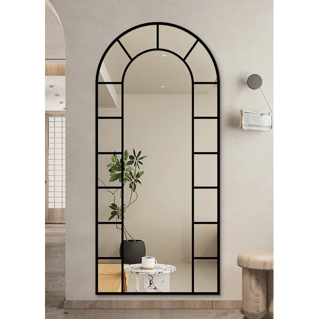 Helmi seinäpeili 70x170 cm – musta kaaripeili - KalusteDuo_Huonekaluliike_Peili