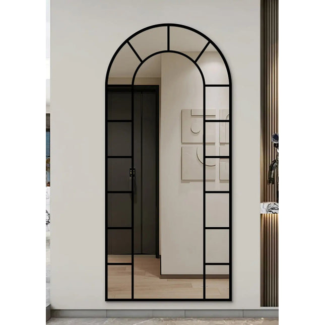 Helmi seinäpeili 70x170 cm – musta kaaripeili - KalusteDuo_Huonekaluliike_Peili