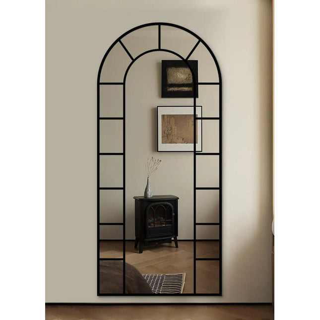 Helmi seinäpeili 70x170 cm – musta kaaripeili - KalusteDuo_Huonekaluliike_Peili