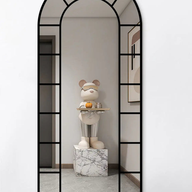 Helmi seinäpeili 70x170 cm – musta kaaripeili - KalusteDuo_Huonekaluliike_Peili