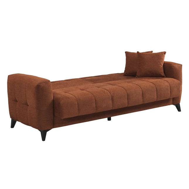 Hilla vuodesohva - terrakotta tai harmaa - KalusteDuo_Huonekaluliike_Vuodesohva