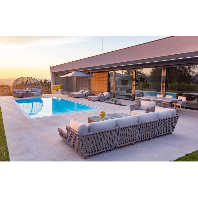 Hug 3‑istuttava sohva – Couture Jardin | Modulaarinen premium‑ulkosohva - KalusteDuo_Huonekaluliike_3 istuttava sohva