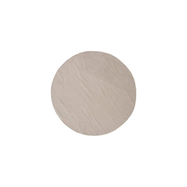 Jaipur villamatto - ø200- beige - KalusteDuo_Huonekaluliike_Matto
