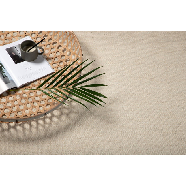 Jaipur villamatto - ø200- beige - KalusteDuo_Huonekaluliike_Matto