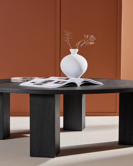 Juno sohvapöytä φ120 - musta - #KalusteDuo_#Huonekaluliike_Pöytä