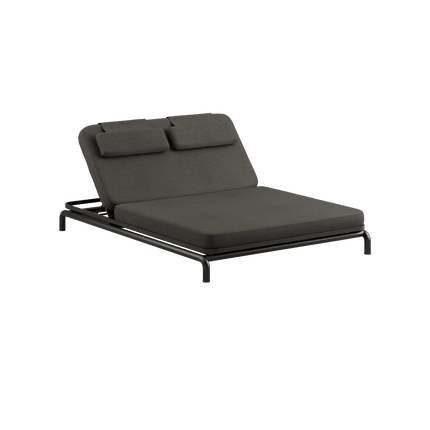 Kirra Double Sunbed - hiekka tai harmaa väri - KalusteDuoHuonekaluliikeAurinkovuode