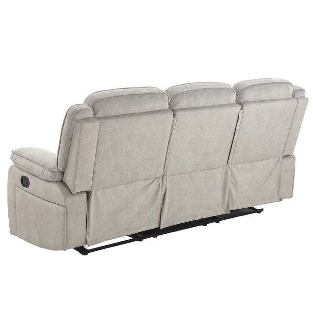 Koto 3‑istuttava recliner‑sohva – harmaa cozy‑kangas - KalusteDuo_Huonekaluliike_recliner sohva
