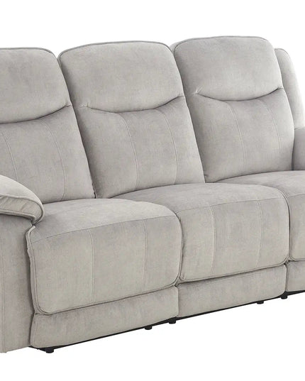 Koto 3‑istuttava recliner‑sohva – harmaa cozy‑kangas - KalusteDuo_Huonekaluliike_recliner sohva
