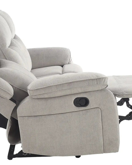 Koto 3‑istuttava recliner‑sohva – harmaa cozy‑kangas - KalusteDuo_Huonekaluliike_recliner sohva