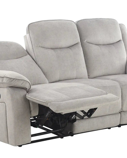 Koto 3‑istuttava recliner‑sohva – harmaa cozy‑kangas - KalusteDuo_Huonekaluliike_recliner sohva